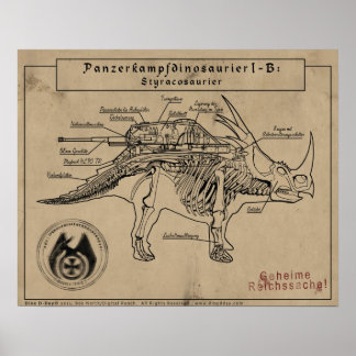 Póster Dino D-Day: Styracosaur