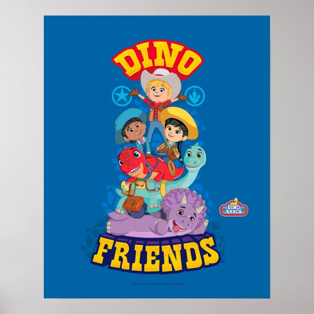 Poster Dino Friends | Dino Ranch (Frente)