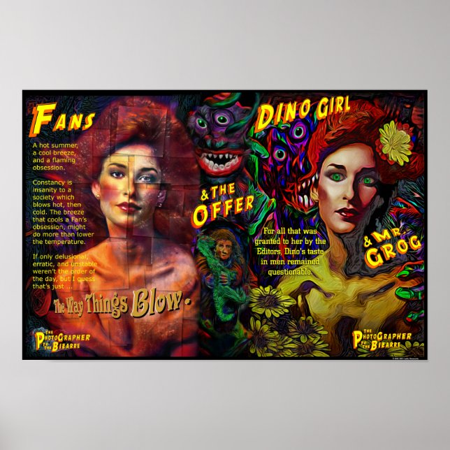 Poster Dino Girl Fans (Frente)