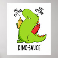 Dino-Molho Piada Engraçada de Dinossauro