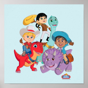 Poster Dino Ranch Yee Haw!