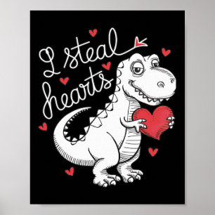 Poster Dino Valentino Fofo Roubo Corações Para Homens E