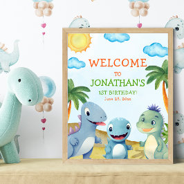 Poster "Dinosaur Birthday Wall Decoration Room