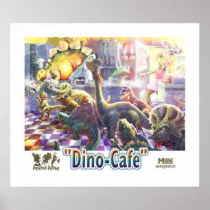 Poster Dinosaur Cafe