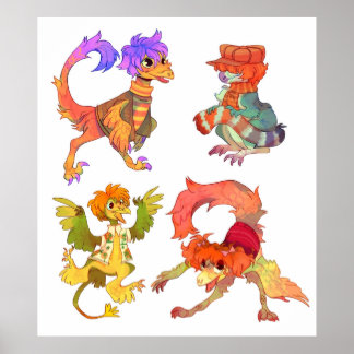 Poster Dinossaur Fraggle Rock