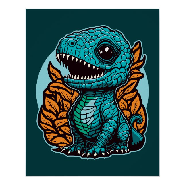 Póster Dinossauro Bebê (Frente)