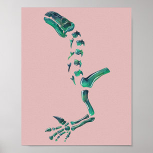 Poster Dinossauro de Iguanodon do Opal