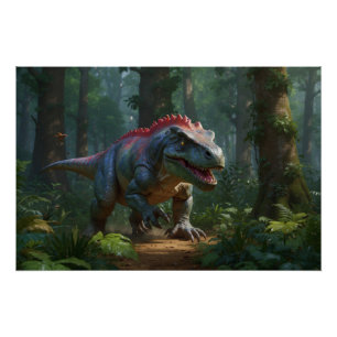 Póster Dinossauro Divertido Pré-história