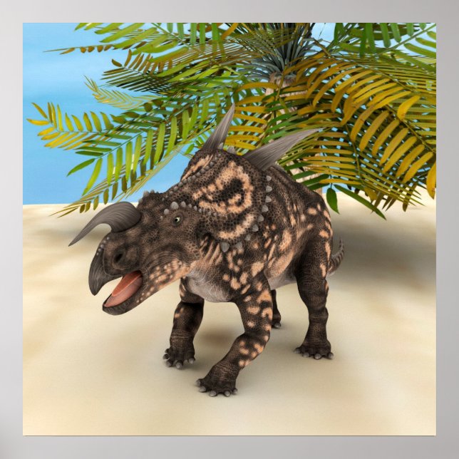 Poster Dinossauro Einiosaurus (Frente)