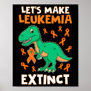 Poster Dinossauro Laranja Fita Hematóloga Repti