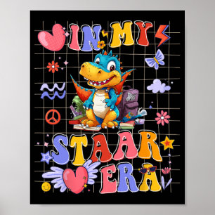 Poster Dinossauro Na Minha Época Estrela - Teste Motivaci