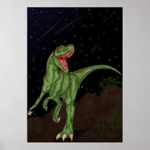 Poster Dinossauro - Noite Pré-Histórica