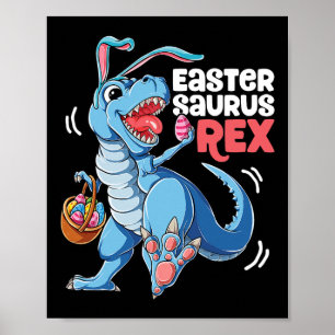 Poster Dinossauro Páscoa Surus T Rex Boys Raparigas Miúda