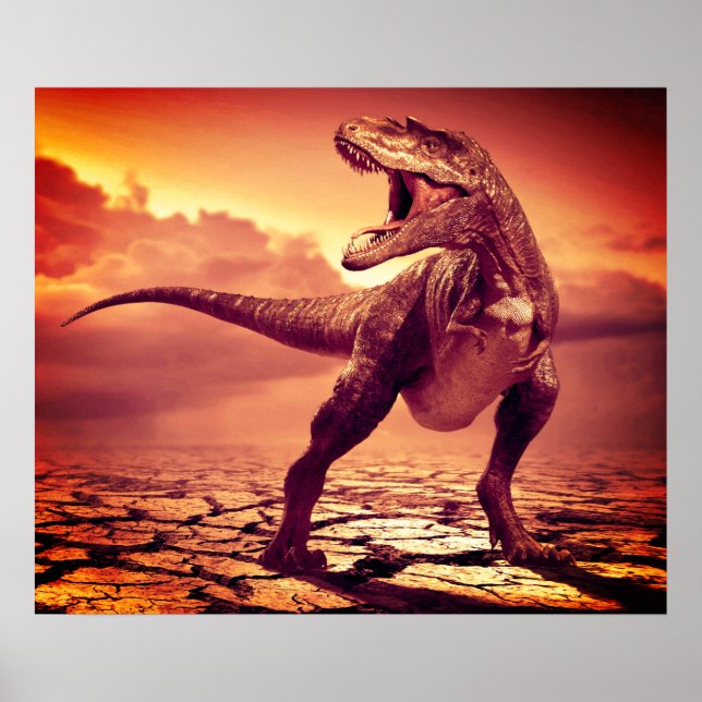 Poster Dinossauro T-rex (Frente)
