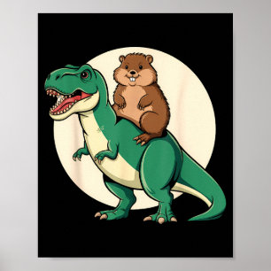 Poster Dinossauro T-rex Humor Engraçado Animal Terra