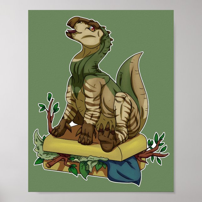 Poster Dinossauro Viajante (Frente)