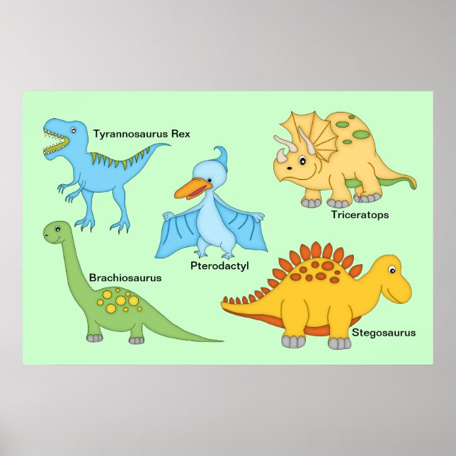 Poster Dinossauros (Frente)