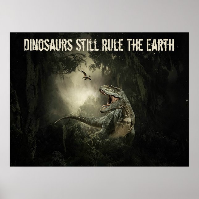 Poster Dinossauros ainda governam a Terra (Frente)