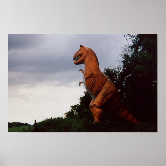Póster Dinossauros ainda vagueiam pela Terra (Frente)