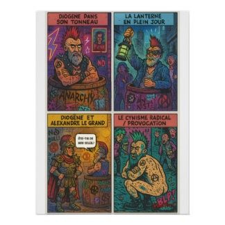 Póster Diogène Punk