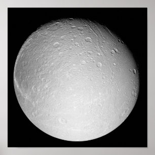 Póster Dione da Lua de Saturno