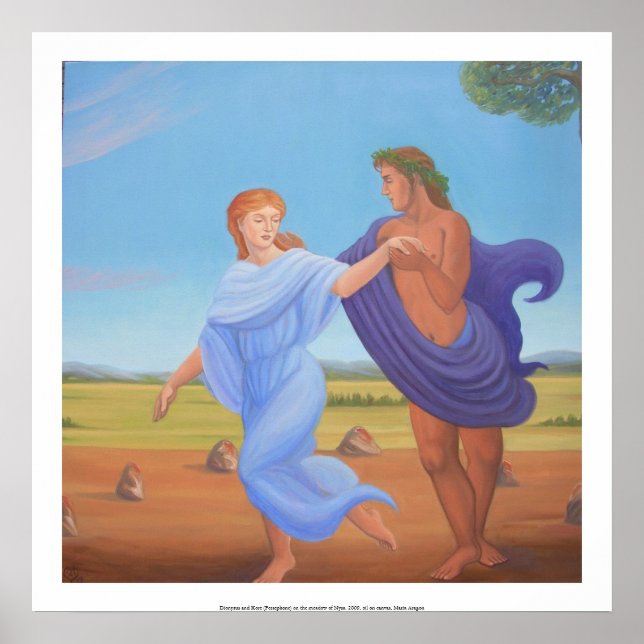 Poster Dionysus e Kore (Frente)