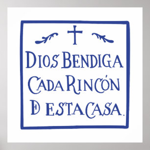 Poster Dios bendiga cada rincon