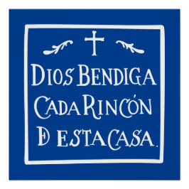 Póster Dios bendiga cada rincon