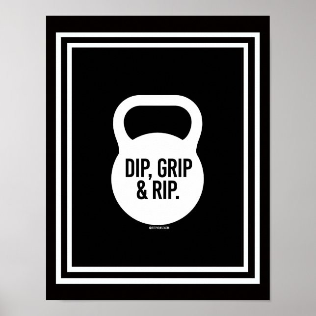 Poster Dip, Gripe e Rip (Frente)