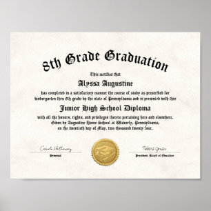 Poster Diploma da 5 8.a Graduação na Escola de Acolhiment