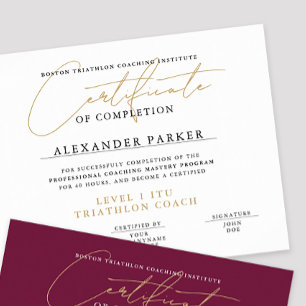 Poster Diploma de Prêmio Dourado de Certificado Preto Sim