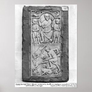 Póster Diptych consular de Aetius, painel do righthand