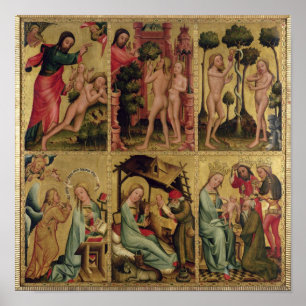 Póster Direita interno do altar alto