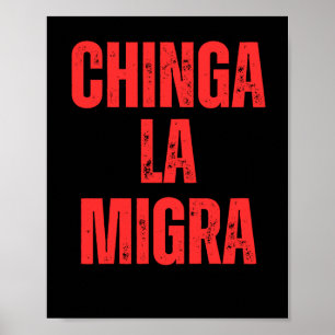 Poster Direitos de imigração Chinga La Migra 2025