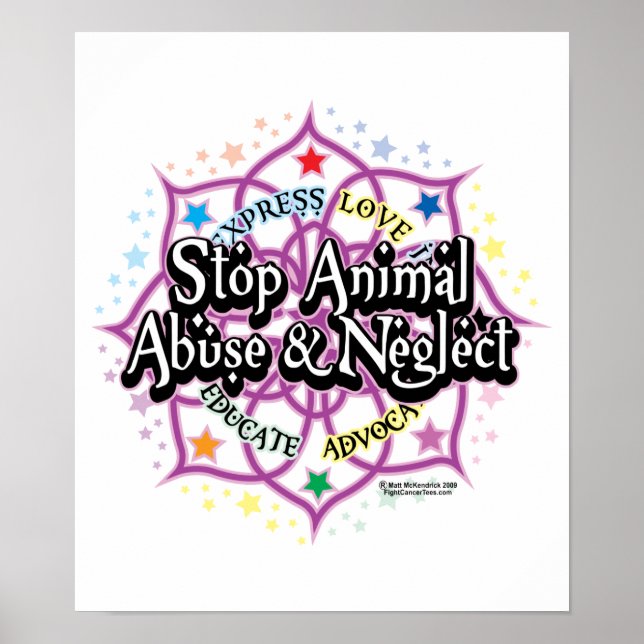 Poster Direitos dos animais Lotus (Frente)