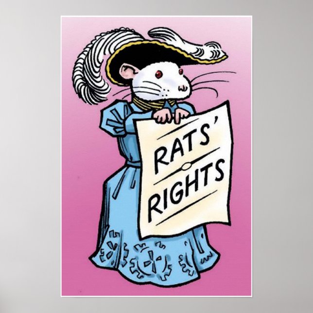 Póster Direitos dos ratos (Frente)
