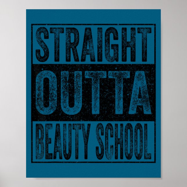 Poster Direto da escola de beleza turma de 2026 (Frente)