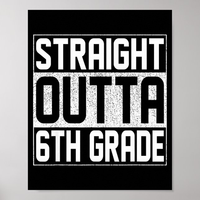 Poster Direto da turma de formatura da 6ª série (Frente)