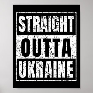 Poster Direto da Ucrânia Nascido na Ucrânia 