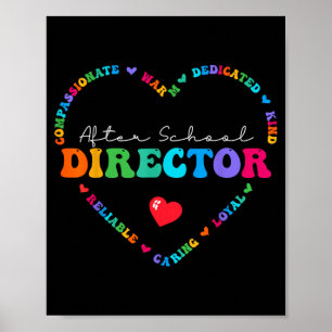 Poster Diretor Cute After School Apreciação do Governo