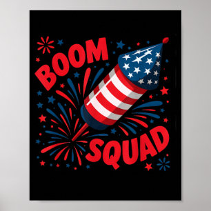 Poster Diretor de segurança da Funny boom squad america