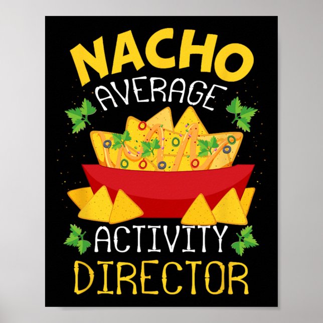 Poster Diretor Nacho Atividade Média do Diretor Cinco De  (Frente)
