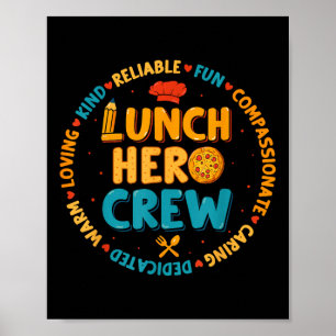 Poster Diretora De Almoços De Hero Squad Funny Cr