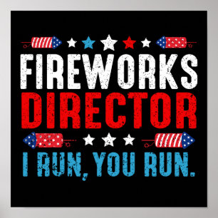 Poster Diretora De Fogos De Artifício Eu Lhe Lanço Engraç