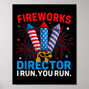 Poster Diretora De Fogos De Artifício Eu Lhe Lanço Engraç