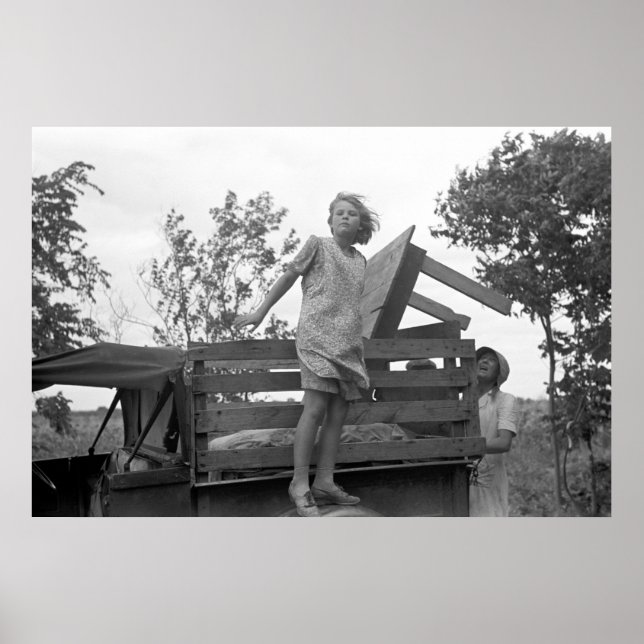 Póster Dirigido à Califórnia: 1930 (Frente)