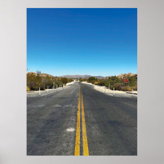 Poster "Dirigindo pela Árvore Joshua."