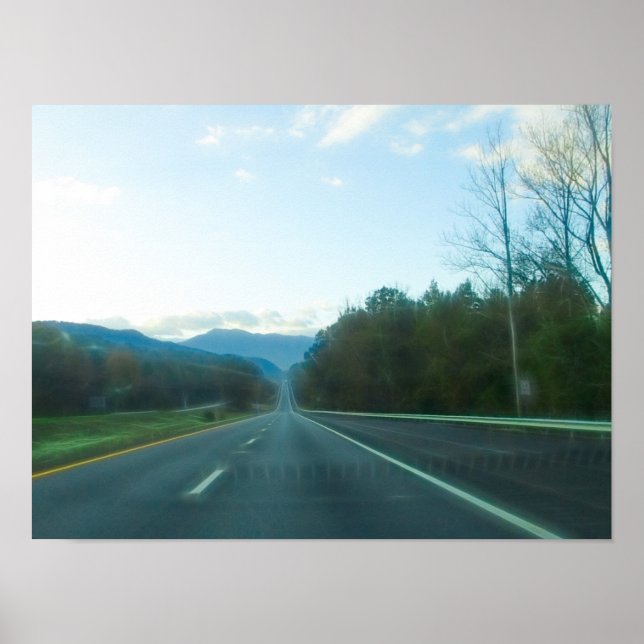 Poster Dirija pela Carolina do Norte Ocidental (Frente)