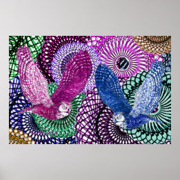 Poster Discerning Owls