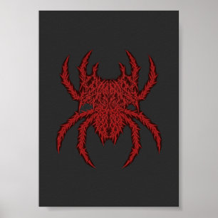 Poster Disciplina Aranha Ginásio Culturismo Estético